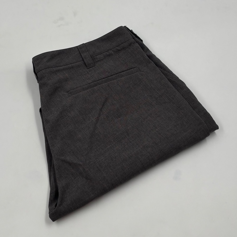 Bluffworks Men's 35x30 Regular Fit Chino Gray Heather Travel‎ Slacks Pants